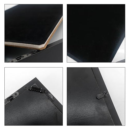 GraduationMall 12"x16" Graduation Cap Shadow Box Frame Wood Display Case with Stick Pins & Hanging Hardware - size: 12x16