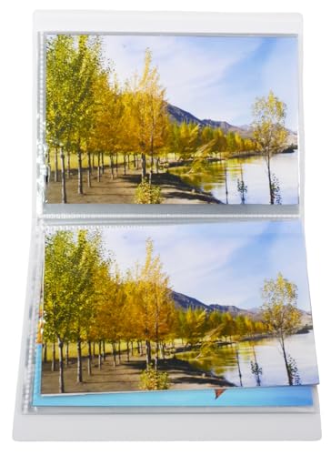 2 Pack Photo Album 4x6 Photos, 52 Pocket Photo Binder, PP Cover,Small,Black - color: Black, size: 52Photos 2Pack