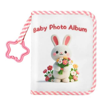 Rabbit Baby Photo Album - My First Family Album Book Holds 17 4x6 Photos | Waterproof Soft Cloth，For Newborn/Toddlers/Kids/Baby Shower Memory Birthday Gifts - style: xiaotuzi
