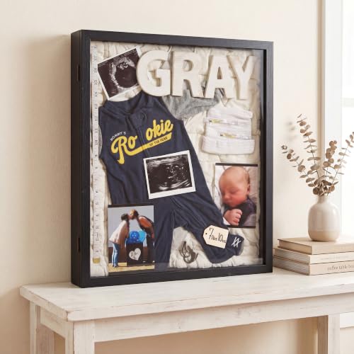16x20 Graduation Shadow Box Frame with Real Glass,Black - color: Black, size: 16*20