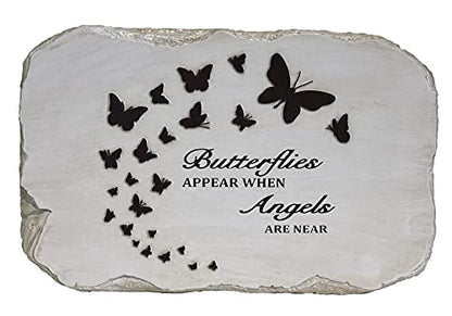 Memorial Stones for Loved Ones Outside - Memorial Garden Stones in Memory of Loved Ones Lost, Pet Memorial Stone, Garden Remembrance Stones - 10.5 x 7 x 0.5 inches, Waterproof Resin
