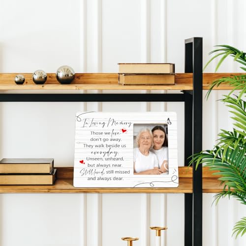 JANLAN Memorial Gifts for Loss of Loved One,Memorial Picture Frame,Bereavement Gift Sympathy Gifts Remembrance Gift for Loss of Mom Dad Wife Husband,Still Loved Still Missed Photo Frame - style: Loss of Loved One-2
