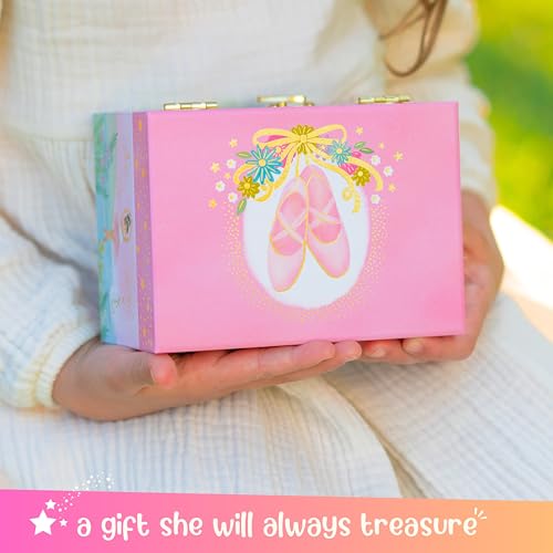 Giggle & Honey® Musical Ballerina Jewelry Box for Girls | Music Boxes for Little Girls, Toddler Jewelry Box for 4 Year Old Kids, Toys for Toddlers, Birthday Gifts for Kids 5-9 Years - style: Twirling Ballerina