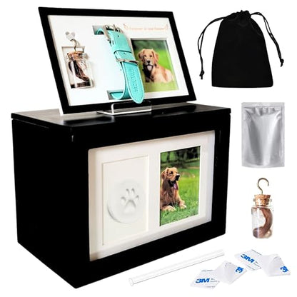 Urn for Ashes for Pets Large 9.5 × 5.71 × 7.13 Pet Urn for Dogs, Dog Ashes Keepsake, Pet Memory Box, Cremation Memorial Box, Urnas para Cenizas de Perros