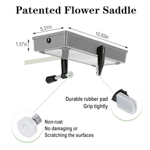 Headstone Flower Saddle, Cemetery Graves Tombstones Saddles, 3–8" - 2 Pack - color: Gray, size: 3 to 8 inches