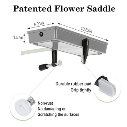 Headstone Flower Saddle, Cemetery Graves Tombstones Saddles, 3–8" - 2 Pack - color: Gray, size: 3 to 8 inches
