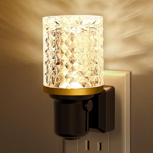L LOHAS LED Night Light, Dimmable Night Lights Plug into Wall - color: Diamond-3000K, size: 1 Pack