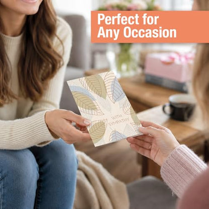 Current Condolences Greeting Cards | Mega Sympathy, 40 Count, 20 Designs, 5" x 7" Folded, Envelopes Included, Holiday, Value Pack - style: Mega 2