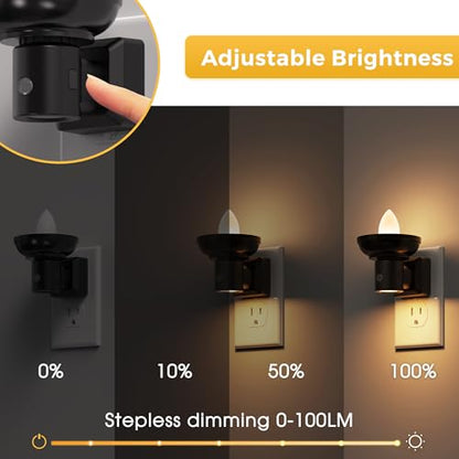 L LOHAS LED Night Light, Night Lights Plug into Wall, 3000K Warm White - color: Barn, size: 1 Pack