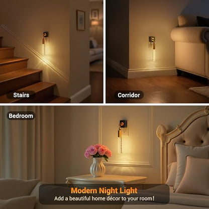 JandCase Night Lights Plug into Wall, 3000K Soft Light LED NightLights - color: Long Bubble-3000K, size: 2 Pack