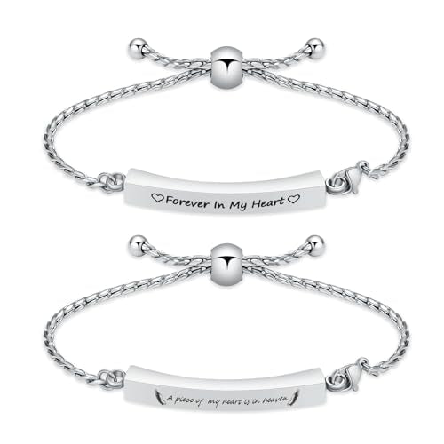 Minicremation Shiny Crystal Cremation Bracelet for Ashes for Women Cube Urn Bangle Locket Ash Holder Memorial Jewelry Bracelet Keepsake Gift - color: 2pcs-Silver