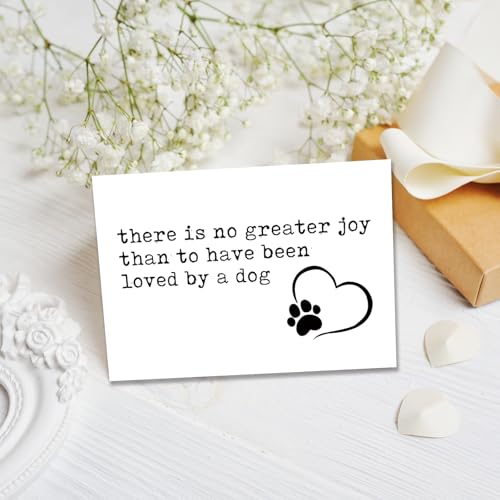 Pet Dog Loss Sympathy Card, Sympathy Gifts for Someone Loss of Dog, Thinking of You Card for Friend Loss of Dogs Pet, Sorry For Your Loss For Dog Owner