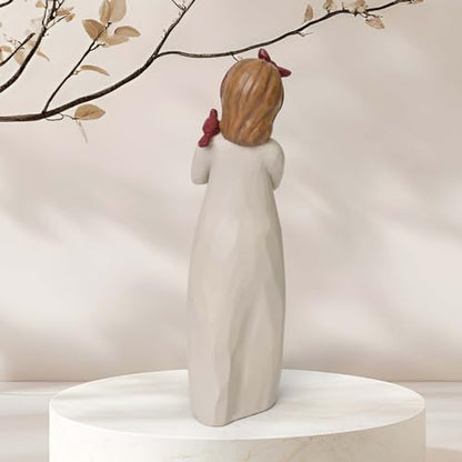 Cardinal Gifts for Women, Sympathy Gifts for Loss of Loved One | for Women, in Loving Memory, Bird Figurines for Comfort and Healing - style: Messenger