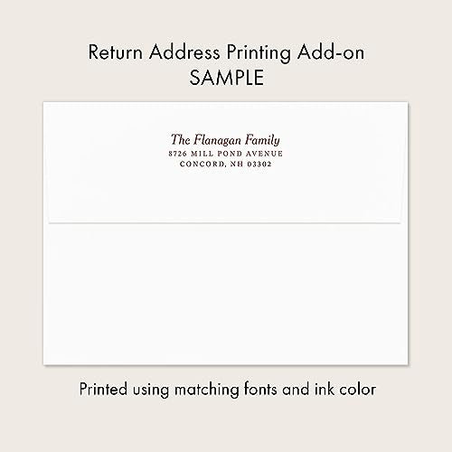 Green Tree Funeral Bereavement Thank You Cards | Memorial Sympathy Thank You Notes, 4.25x5.5", Personalized Note Cards, With Envelopes