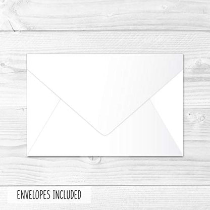 24 Bulk Thank You Cards with Envelopes Blank Cute Thank You Cards | Floral Navy 6 x 4 Appreciation Card for Weddings, Valentines, Anniversary, Small Business, Party Guests, Engagement & Funeral - color: Floral Navy 24 pcs