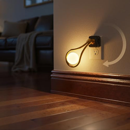 Briignite LED Night Light, Night Lights Plug into Wall, 0-100LM Dimmable - color: Cream