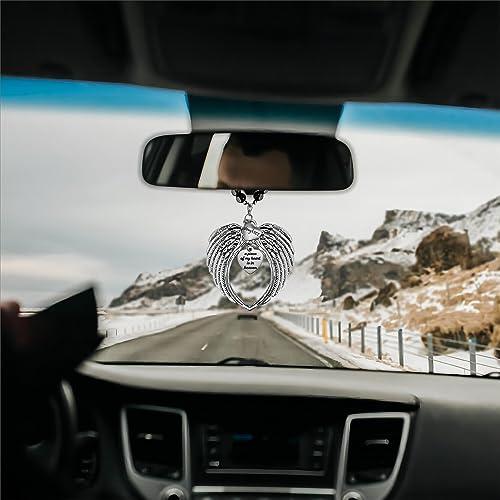 Memorial Car Charm Loss of Daughter Sympathy Gift Daughter Remembrance Rear View Mirror Hang Accessories Guardian Angel Grieving Funeral Gift Bereavement Condolence Keepsake - style: Daughter