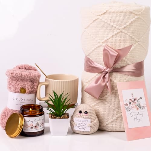 Get Well Gifts for Women, Sympathy Gifts Care Package for Women Get Well Soon Gift Basket for Sick Friends After Surgery Gifts Feel Better Gifts Thinking of You Gift