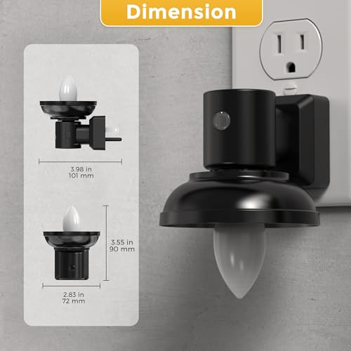 L LOHAS LED Night Light, 2 Pack Night Lights Plug into Wall - color: Barn, size: 2 Pack