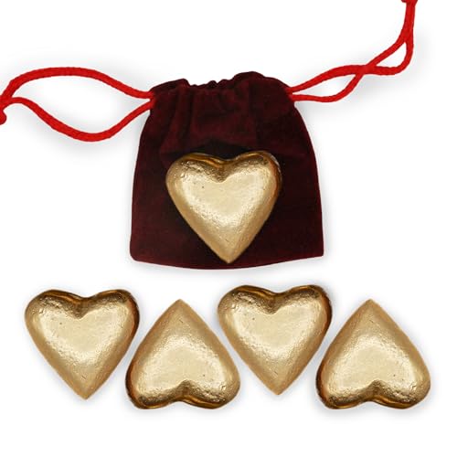 Heart Tokens - color: Gold - 5 Pack