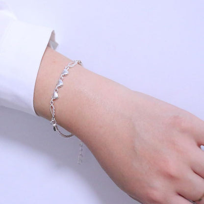 Hug from Heaven Morse Code Bracelet - Until We Meet Again, Black Hematite Beads for Men and Women - color: B