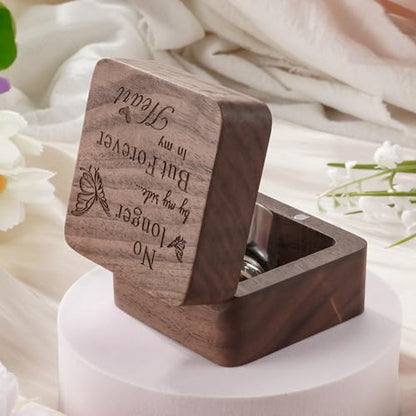 SOITIS Wooden Box for Ashes - Small Glass Urn for Human Ashes Keepsake, Mini Urns for Ashes Cremation Holder, Funeral Keepsake for Women Men - Black Wings Urn - size: Black