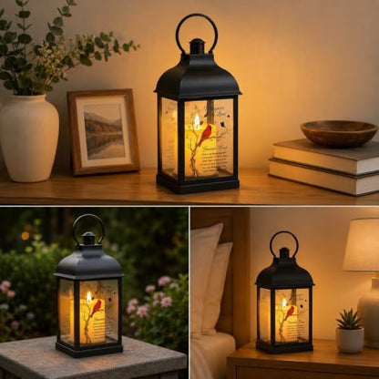 Memorial Lantern, Sympathy Gift for Loss of Loved One, LED Candle