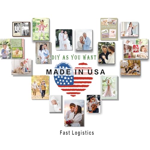 LOUISMIAA Personalized Picture Frame Custom Photo Stone Rock Slate Plaque Frames,Customized Gifts for Mothers Fathers Day Valentine's Day Wedding Birthday Christmas,Rectangular 7.8x5.9 inch - color: Rectangular-7.8*5.9 inch