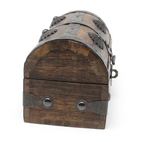 Nautical Cove Treasure Chest Keepsake and Jewelry Box Wood - Decorative Treasure Box - size: Small