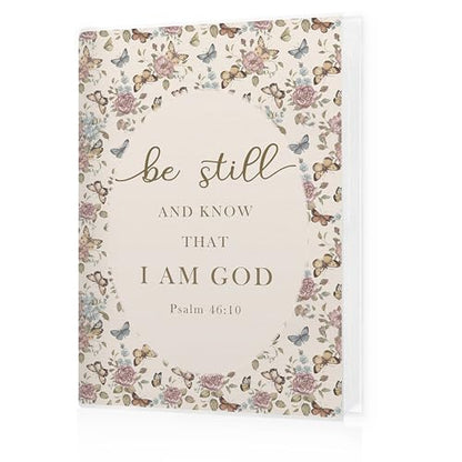 Christian Photo Album 4x6, Christian Gifts for Women, Be Still and Know That I Am God Bible Verse 18 Pockets Small Picture Memory Photo Album for Family Anniversary Travel Vacation - color: Bible Still