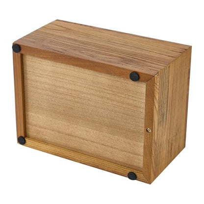 Rustic Solid Barn Wood Cremation Urn Boxes for Human Ashes Adult