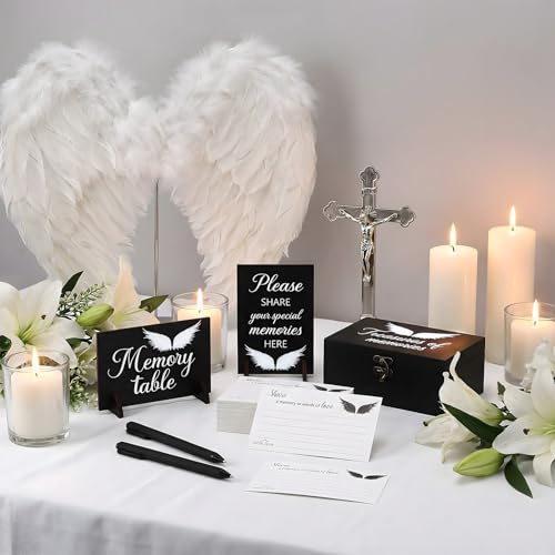 Gilprop 112 Pcs Share a Memory Cards for Celebration of Life, Angel - style: Angel