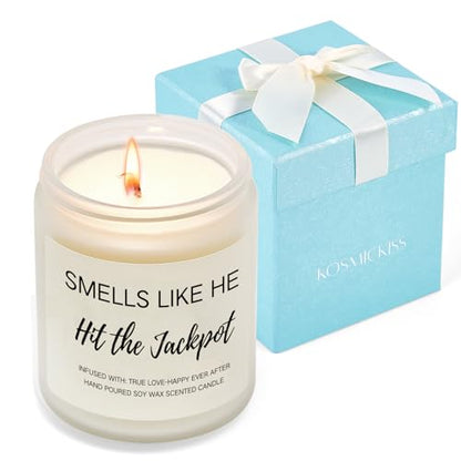 Wedding Gifts for the Bride, 9 OZ Soy Wax Candle Bride Gifts - color: Brides Gifts