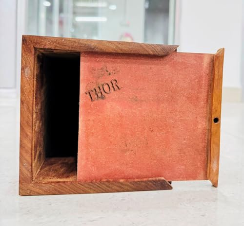 THOR INSTRUMENTS Wooden Cross Carved Adult urn bird Wood Cremation Urns Decorative Urns Rosewood Urn for Human Ashes Male and Female Handmade Urn for Large Ashes Burial Urns