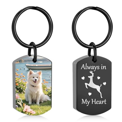 Cremation Jewelry Urn Keychain for Ashes for Women Men Memorial Keepsake Pendant - color: Customize