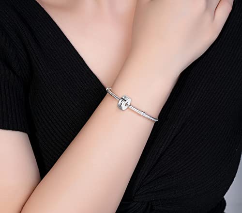 S925 Sterling Silver Urn Charm for Ashes for Women fit Pandora Bracelet and Necklace Jewelry, Memorial Keepsake Gifts Jewelry - style: barrel design