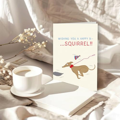 ICOOLYI Funny Dog Mom Birthday Card Dog Dad Birthday Gift for Dog Lovers | Humorous Dog Lover Greeting Card for Men Women Pet Parents, Cute Puppy Birthday Gift with Envelope - color: WY-276