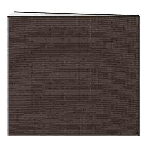 Pioneer Photo Albums 8x8 Fabric Frame Cover Post Bound Scrapbook, Warm Mocha - color: Warm Mocha, size: 8"x8"