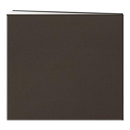 Pioneer Photo Albums 8x8 Fabric Frame Cover Post Bound Scrapbook, Warm Mocha - color: Warm Mocha, size: 8"x8"