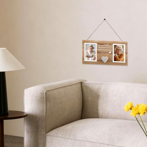 Memorial Gifts for Loss of Dad Mom, Sympathy Gifts for Loss of Dad, Memorial Day Decorations Picture Frame, Bereavement Remembrance Condolence Gift, In Memory of Loved One Gift, Holds 2pcs 4x6 Inches Photos - style: loss of loved one