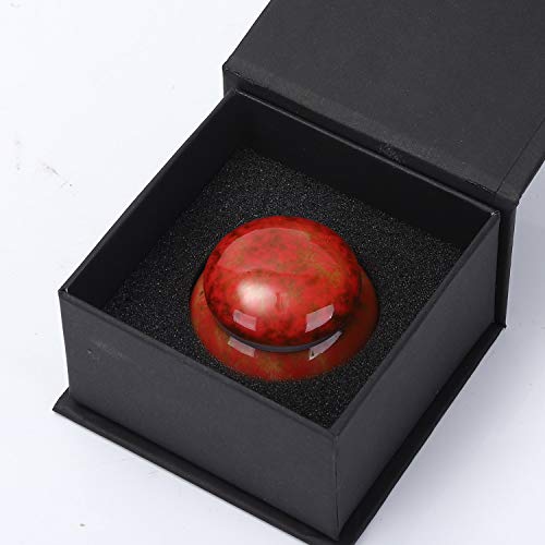 Small Ceramic Urn for Human Ashes - 1.6'' Handicrafted Beautiful Tiny Keepsake - Mini Urn Holds 1.2 Cubic Inches (Red) - color: Red
