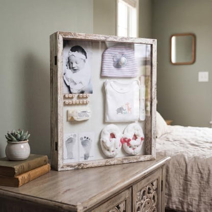 16x20 Wedding Bouquet Shadow Box Display Case,White - color: White, size: 16*20