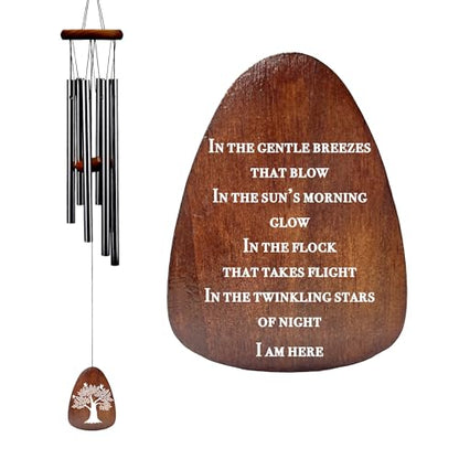 Sympathy Gifts for Loss of Loved One - I Am Here Memorial Wind Chime, Sorry for Your Loss, Condolences Gifts Bereavement Gifts Ideas, in Memory of Loved One Gift