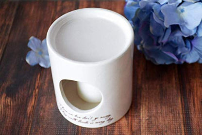 Sympathy Gift, Candle Holder, Sympathy Votive - Those we Love Don’t go Away, They Walk Beside us Every Day - size: Candle Diffuser - Non-Personalized