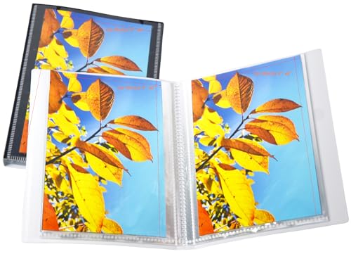 2 Pack Photo Album 4x6 Photos, 52 Pocket Photo Binder, PP Cover,Small,Black - color: Black, size: 52Photos 2Pack