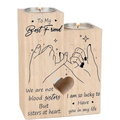 Sympathy Gifts for Loss of Loved One, Bereavement Candle Holders, Memorial Gifts for Best Friend, Sympathy Gift for Grieving Friend, Friendship Remembrance Decor with 2 Candle Slots