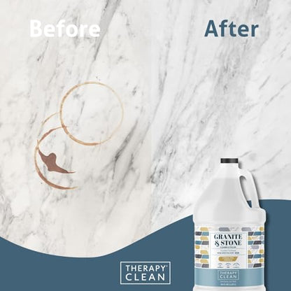 Therapy Granite Countertop Cleaner Refill 64 oz, Marble, Granite Polish, Marble Polish, Stone, Quartz, Stain Remover - style: Granite Cleaner (64 oz Refill)