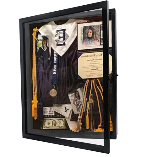 Graduation Shadow Box Frame 13x16,Black - color: Black, size: 13*16