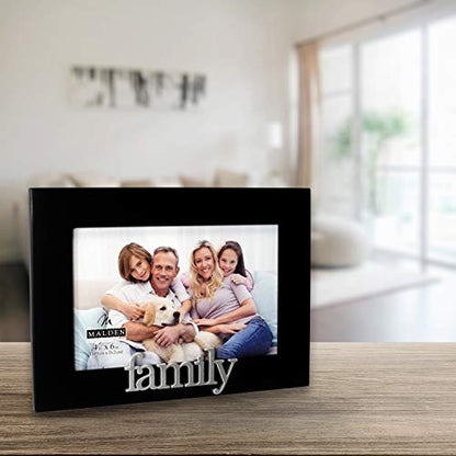 Malden International Designs Family Expressions Picture Frame, 4x6, Black - style: Family