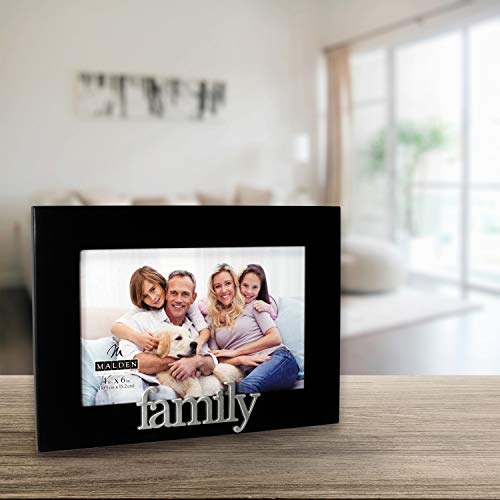 Malden International Designs Family Expressions Picture Frame, 4x6, Black - style: Family